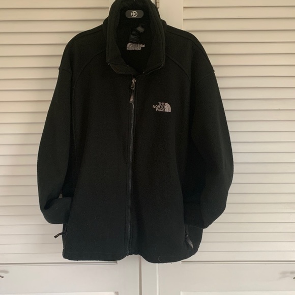 Men’s North Face black fleece front zip jacket - Picture 2 of 5